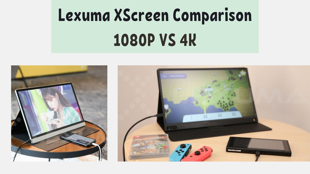 Portable Monitor Comparison - 1080P vs 4K