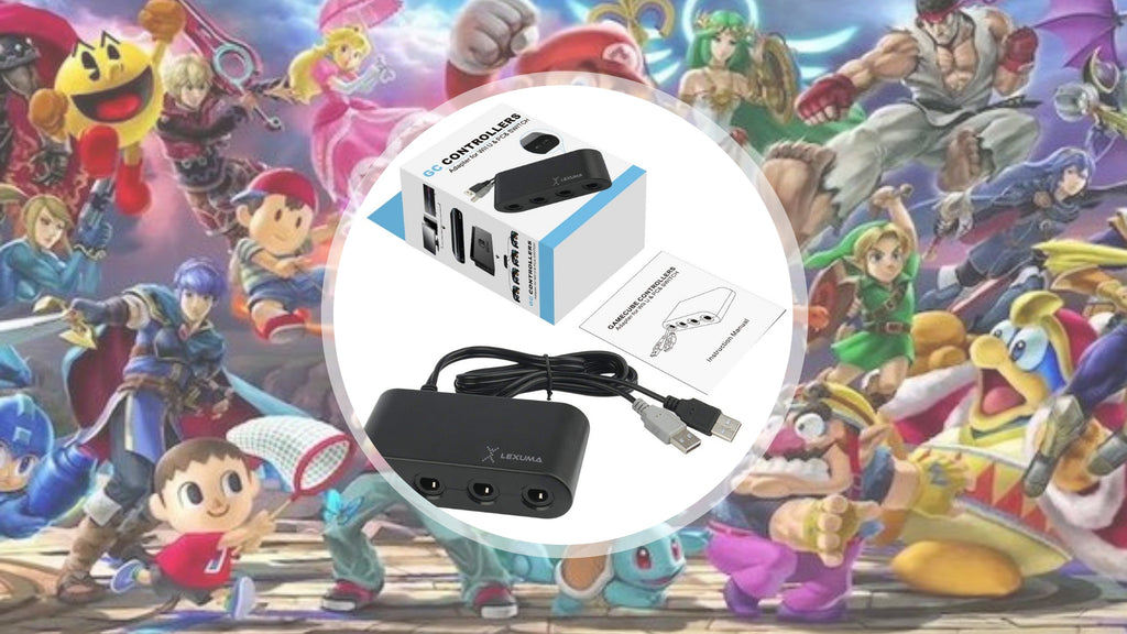 GameCube Controller Adapter Unboxing - Support Wii U, Nintendo Switch, PC USB