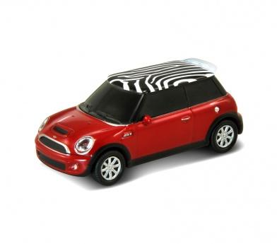 AutoDrive Mini Cooper S - Safari series-Zebra Pattern 32GB USB Flash Drive - GadgetiCloud