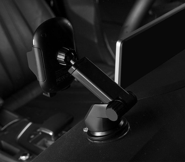Lexuma Xmount ACM-1009 Automatic Infrared Sensor Qi fast charging Wireless Car Charger Mount for iPhone Xs Samsung S10 E S9 S8 Plus mobile device phone accessories Vehicle phone holder Car Cradles adapter with infrared motion sensor Charging Dock Easy One touch One Tap Auto-Sensor Auto-Clamping Auto-Lock Safety First Cell Phone Car Air Vent Holder Safety on road 4 Dash Smartphone dashboard All-in-one Universal Adjustable Car Mount - iMartCity