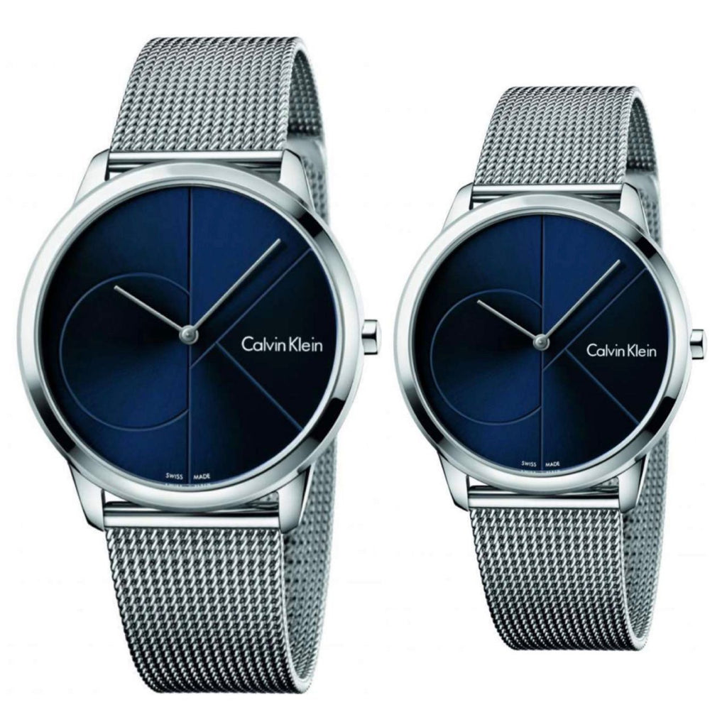 NEW Calvin Klein Minimal PVD Unisex Watches - Silver K3M2112N