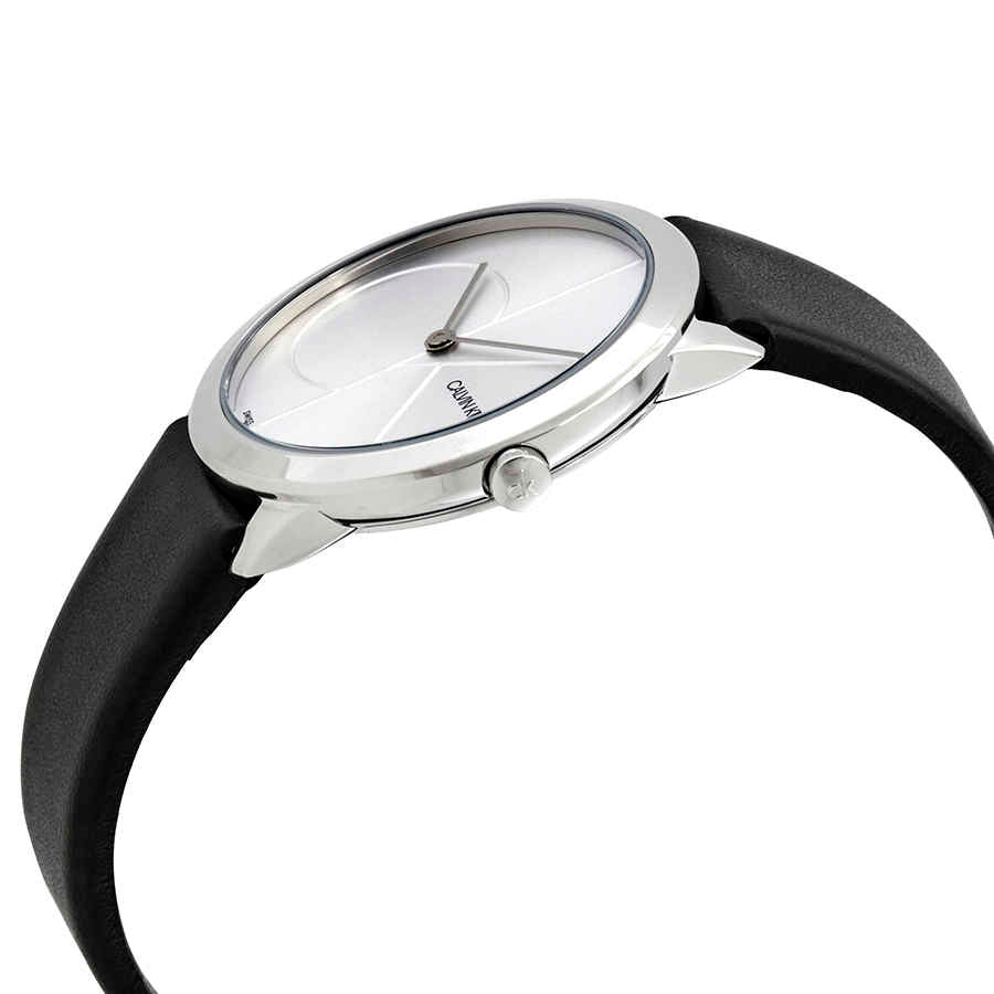 NEW Calvin Klein Minimal Leather Ladies Watches - Black K3M221CY