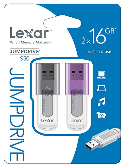 Lexar JumpDrive S50 16GB USB 2.0 Flash Drives iMartCity