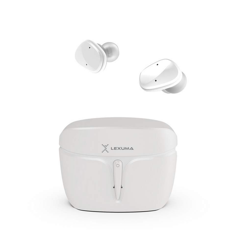 iMartCity-Lexuma-XBud2-Mini-true-wireless-stereo-bluetooth-earbuds-pink-sports-workout-earphones-waterproof-white