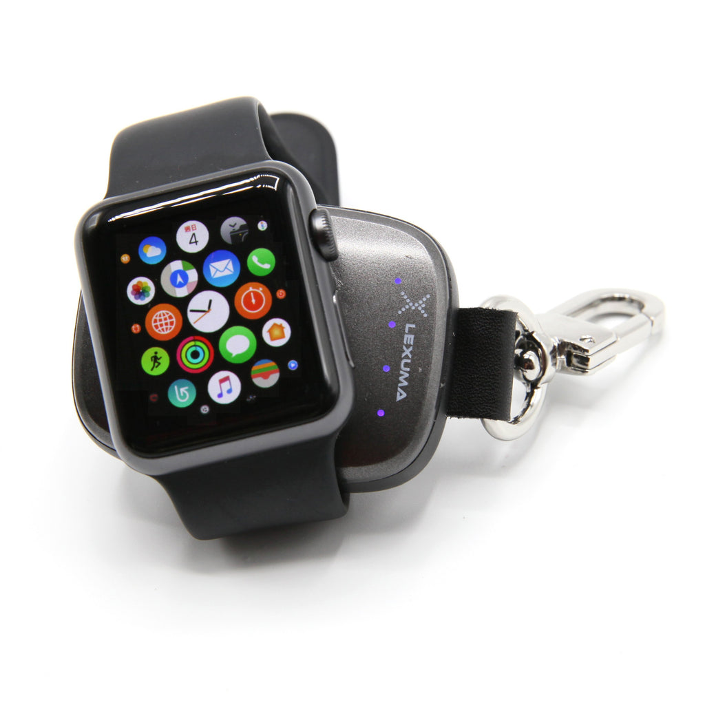 Lexuma XTag Apple Watch Portable Charger pantheon best portable mini keychain power bank case series 4 wireless charging belkin valet griffin amber charging case batterypro smashell power case mipow 2-in-1 keychain case capshi portable wireless charge best aftermarket charging case wireless charging case power bank portable adapter wireless mfi certified anker iwatch insignia charging stand target series 4 - iMartCity