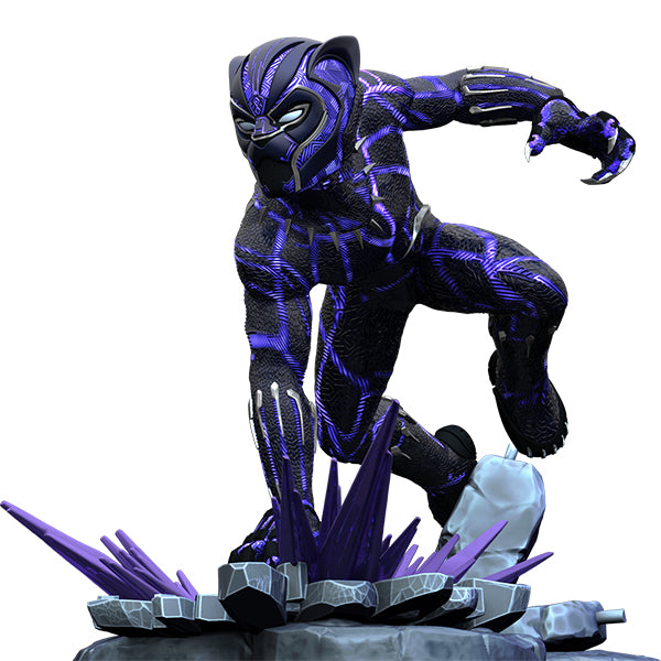 Marvel Avengers Endgame Premium PVC Black Panther Official Figure Toy white background'