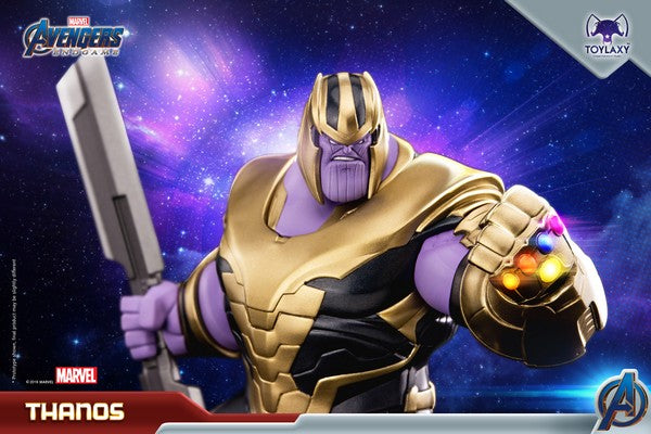 Marvel's Avengers: Endgame Premium PVC Thanos figure toy listing powerful