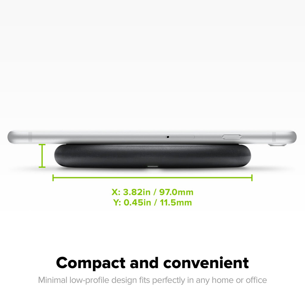 Mophie 7.5W Qi Wireless Charging Base Pad for Iphone anker multiple device samsung stand belkin  hlz42b Native Universal Cell phone smart charging pad Mophie Charge Force Belkin Boost Up ravpower - iMartCity