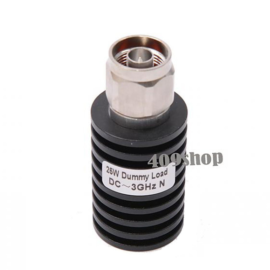 N Male Plug DC to 3.0GHz 25w Watt Dummy Load 50 Ohm Rf Coaxial Terminal 409 shop