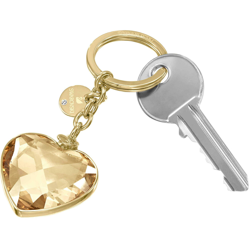 SWAROVSKI New Heart keychain Swarovski gold plating #5127860