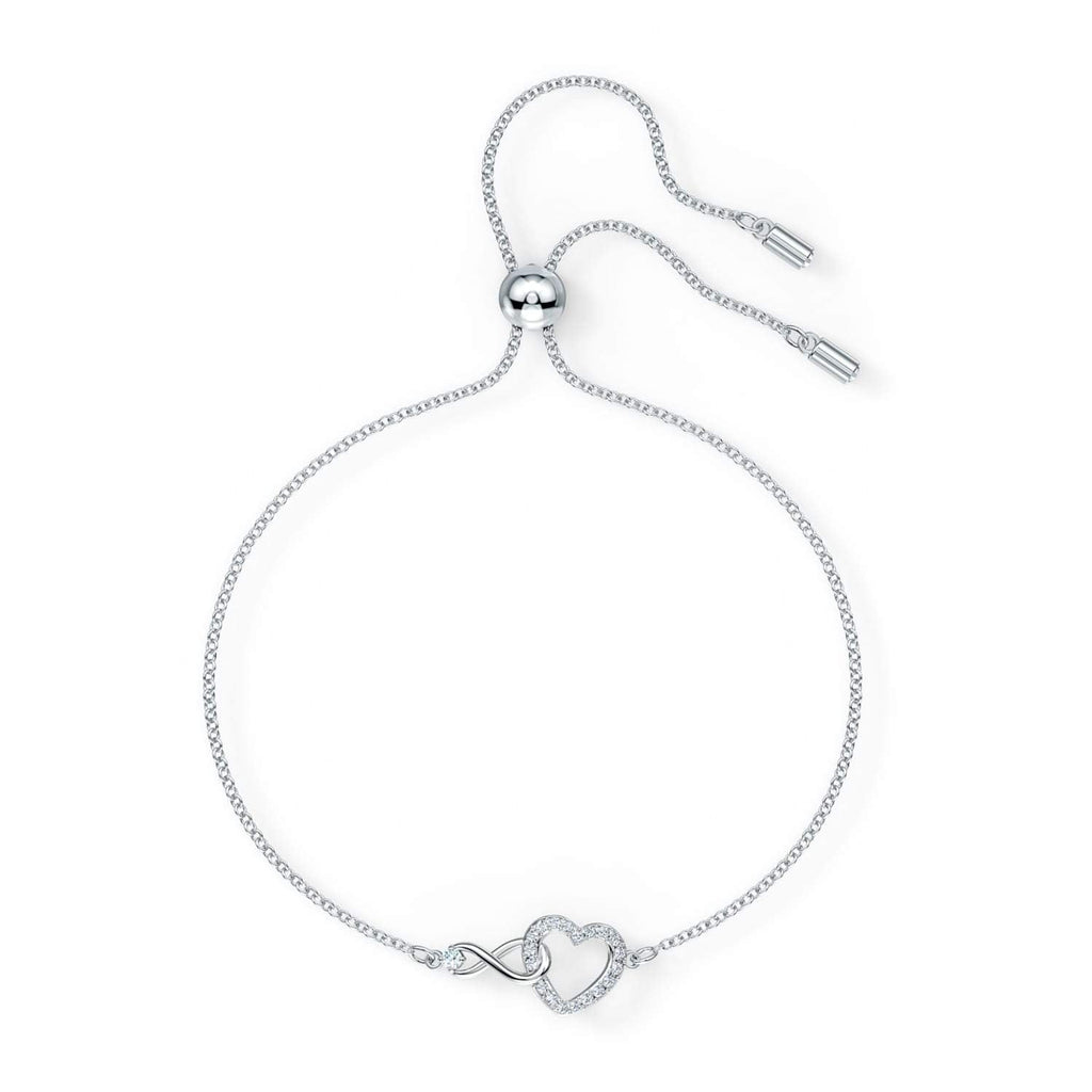SWAROVSKI Infinity Heart Bracelet - White #5524421