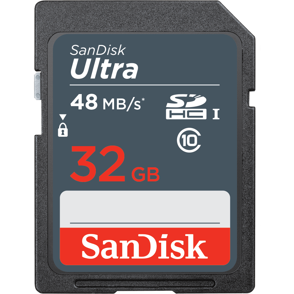 SanDisk 32GB SDHC Ultra UHS-1 Memory Card - GadgetiCloud