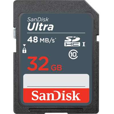 SanDisk 32GB SDHC Ultra UHS-1 Memory Card - GadgetiCloud