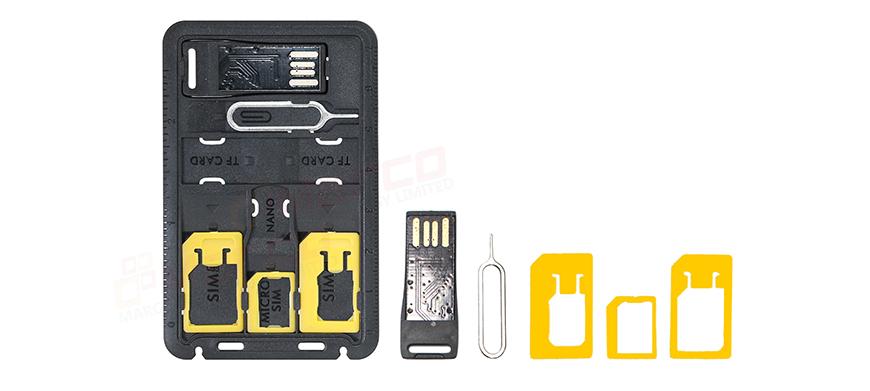 Sim Card Case - Cool Black - iMartCity