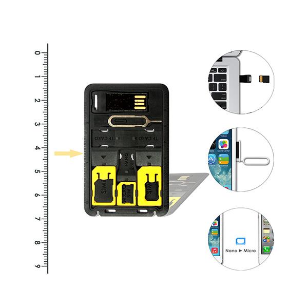 Sim Card Case - Cool Black - iMartCity