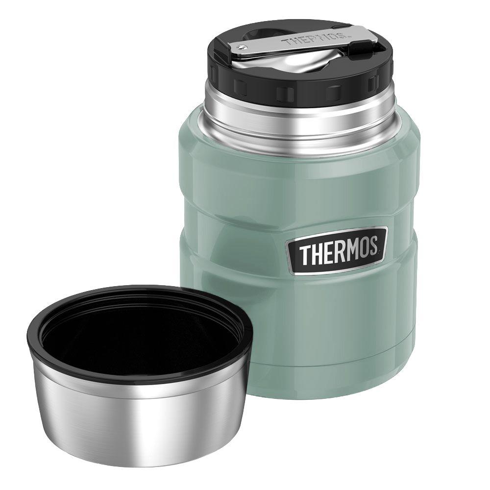 膳魔師 Thermos SK3000系列 不鏽鋼食物燜燒壺 - 四色可選（藍/紅/綠/粉）Thermos SK3000 Series Stainless Steel Food Jar 470mL With Spoon (Mint Green) Main View