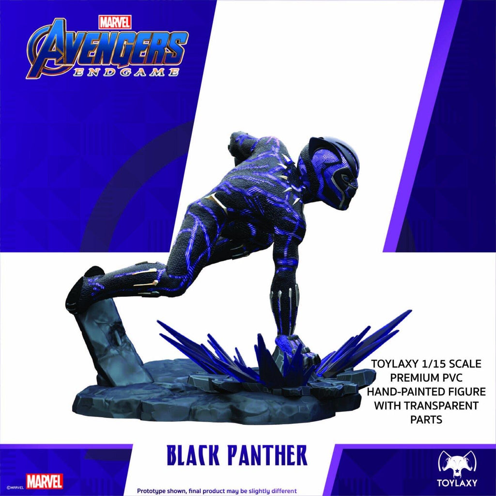 Marvel Avengers Endgame Premium PVC Black Panther Official Figure Toy left