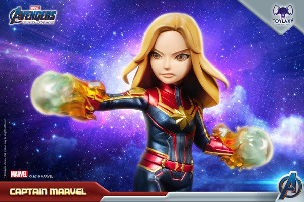 Marvel's Avengers: Endgame Premium PVC Captain Marvel official figure toy listing fight