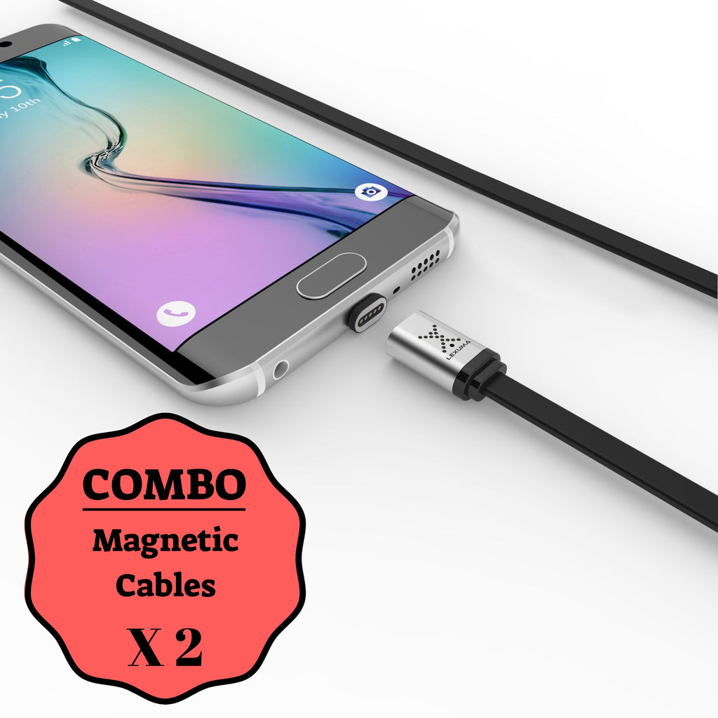 lexuma xmag magnetic charging cables for android devices combo