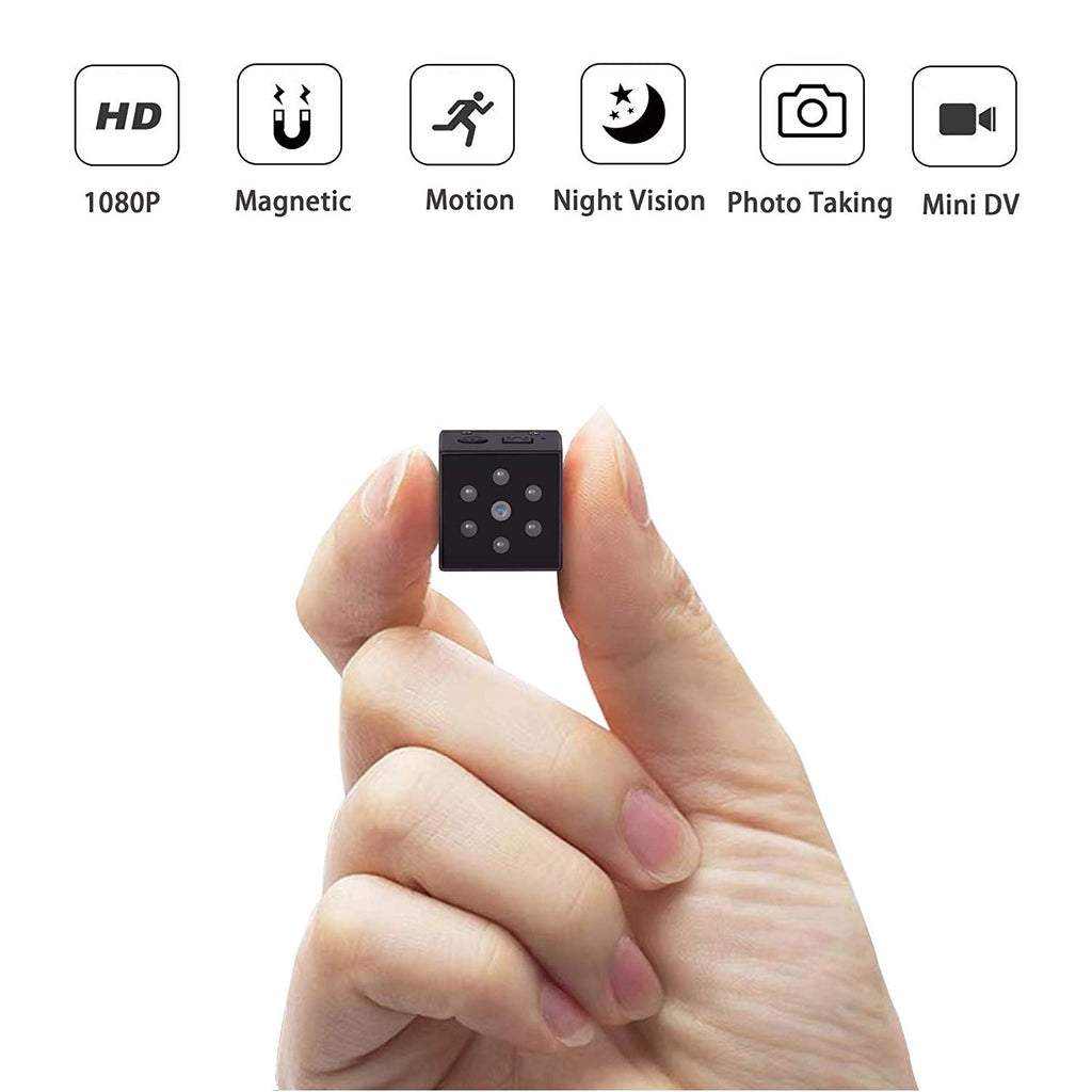 SEC-C220 thumb-size mini security camera with night vision motion detection HD 1080P recording portable HD IP cam hidden Spy IP CCTV Cam small Tinny ThumbSize nanny Tiny Covert Cube Cam features Wifi NIYPS AOBO SQ - iMaryCity
