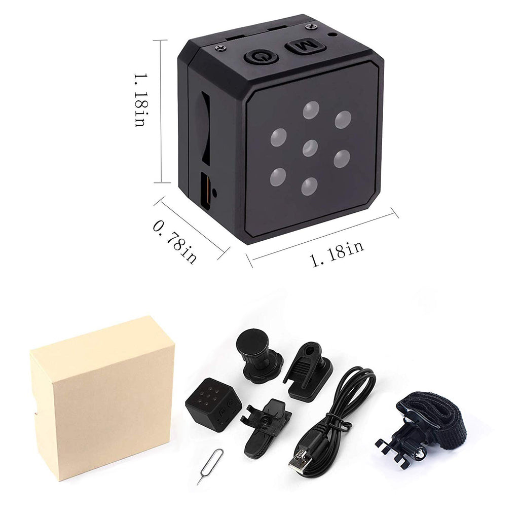 SEC-C220 thumb-size mini security camera with night vision motion detection HD 1080P recording portable HD IP cam hidden Spy IP CCTV Cam small Tinny ThumbSize nanny Tiny Covert Cube Cam features Wifi NIYPS AOBO SQ - iMaryCity
