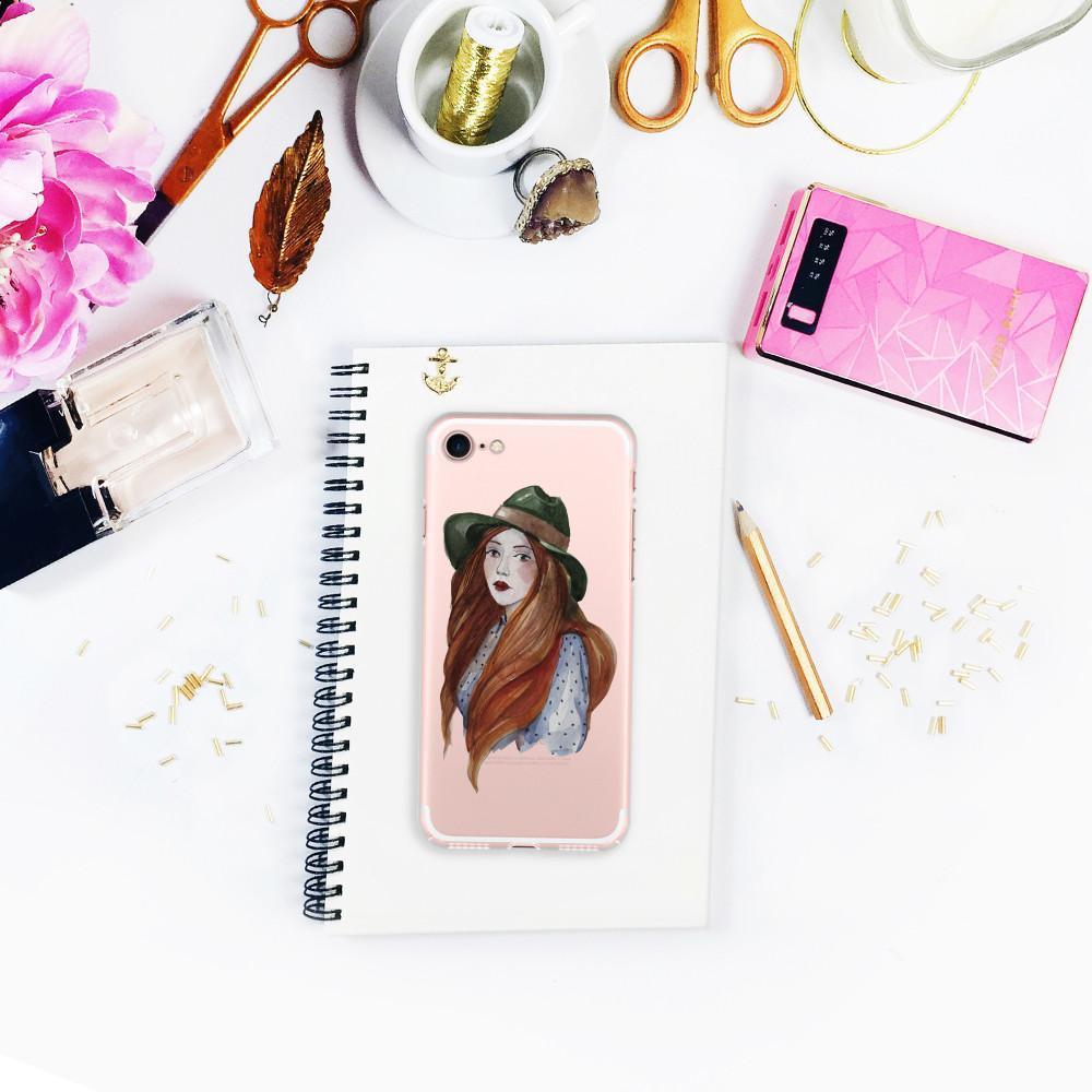 iPhone Case - Green Hat Lady - iMartCity