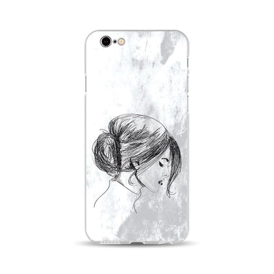 iPhone Case - Sketch of Chinese Woman - iMartCity