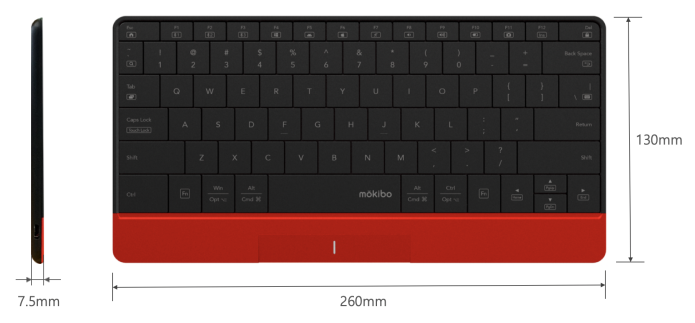imartcity-mokibo-touchpad-keyboard-bluetooth-wireless-pantograph-laptop-dimension