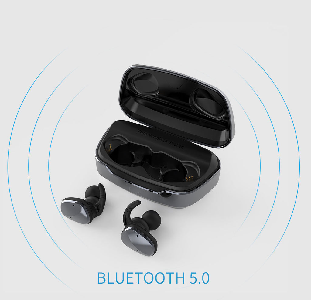 True Wireless In-Ear Bluetooth IP56 Sports Earbuds [With Charging Case