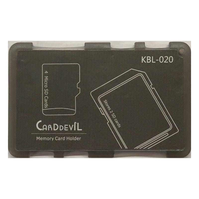 imartcity Memory Card Holder - 2 SD Card, 4 Micro SD Card [Compact Card Size]  camera memory card holder