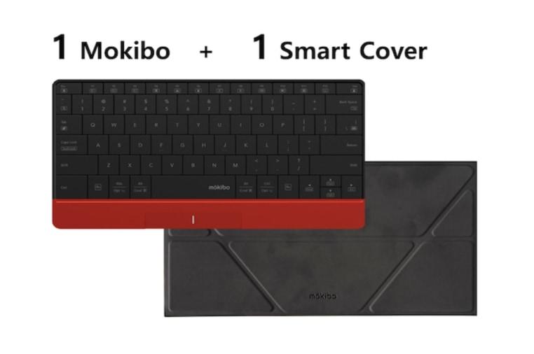 Mokibo 2-in-1 Touchpad-embedded Wireless Keyboard [French Keyboard Layout]
