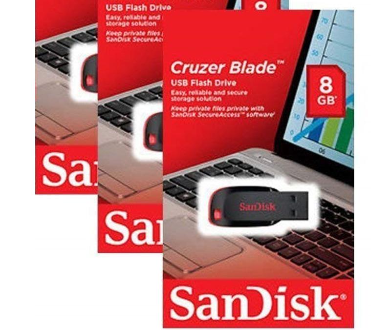 SanDisk 8GB Cruzer Blade USB Flash Drive - GadgetiCloud