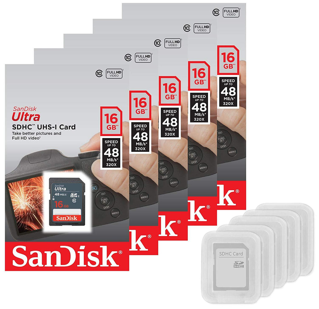 SanDisk 16GB SDHC Ultra UHS-1 Memory Card - GadgetiCloud